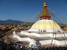 Bouddhanath, de grootste stoepa van de Kathmanduvallei